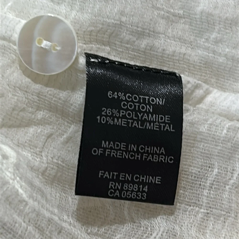 Stella Carakasi Sheer Cotton Open Jacket S - Picture 7 of 7